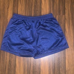 Navy athletic shorts